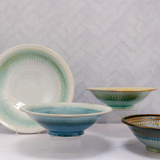Footed Bowl Hand Made by Olyssia Designs LLC 