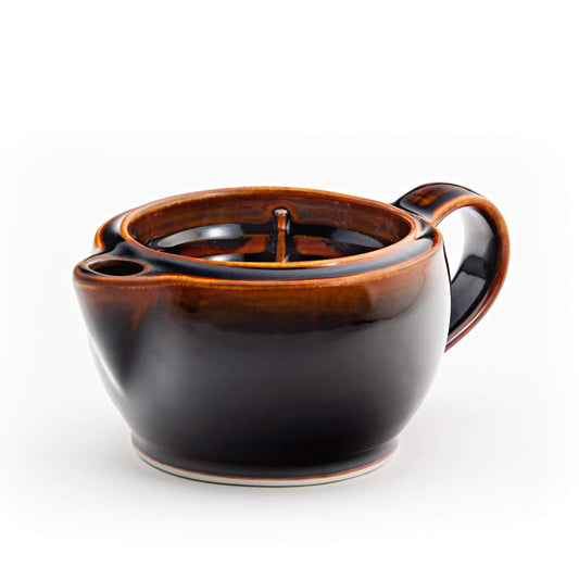 G12 Scuttle Shaving Scuttle handmade by Olyssia Designs LLC  in US in Hamada Glaze