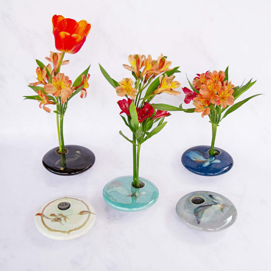 Olyssia Designs LLC  Irregular Ikebana Gift Pack of 5 Vases