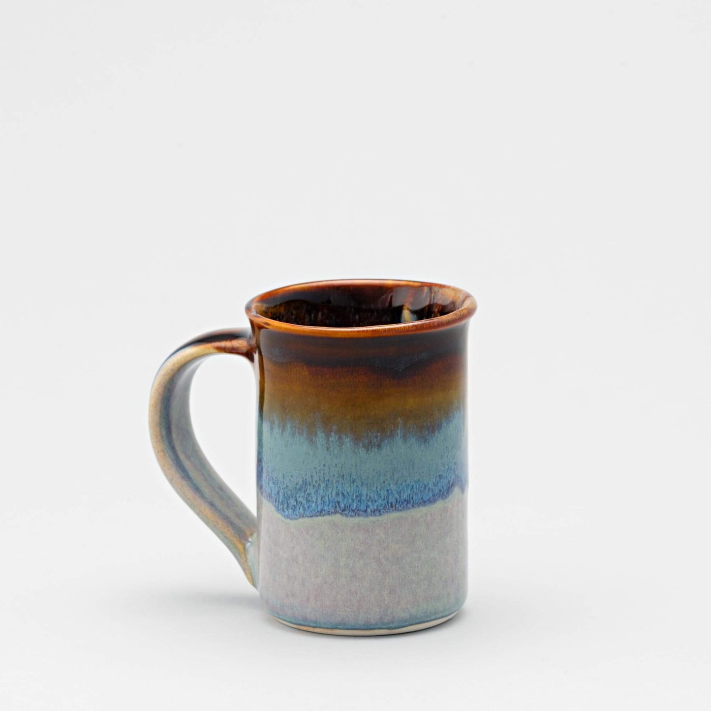 Handmade Pottery Large Mug made by Olyssia Designs LLC in US Purple Hamada