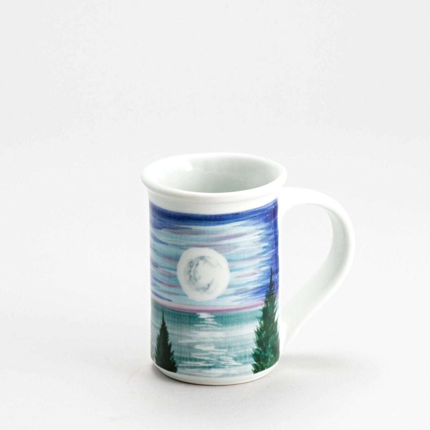 Handmade Pottery Large Mug made by Olyssia Designs LLC in US Moon