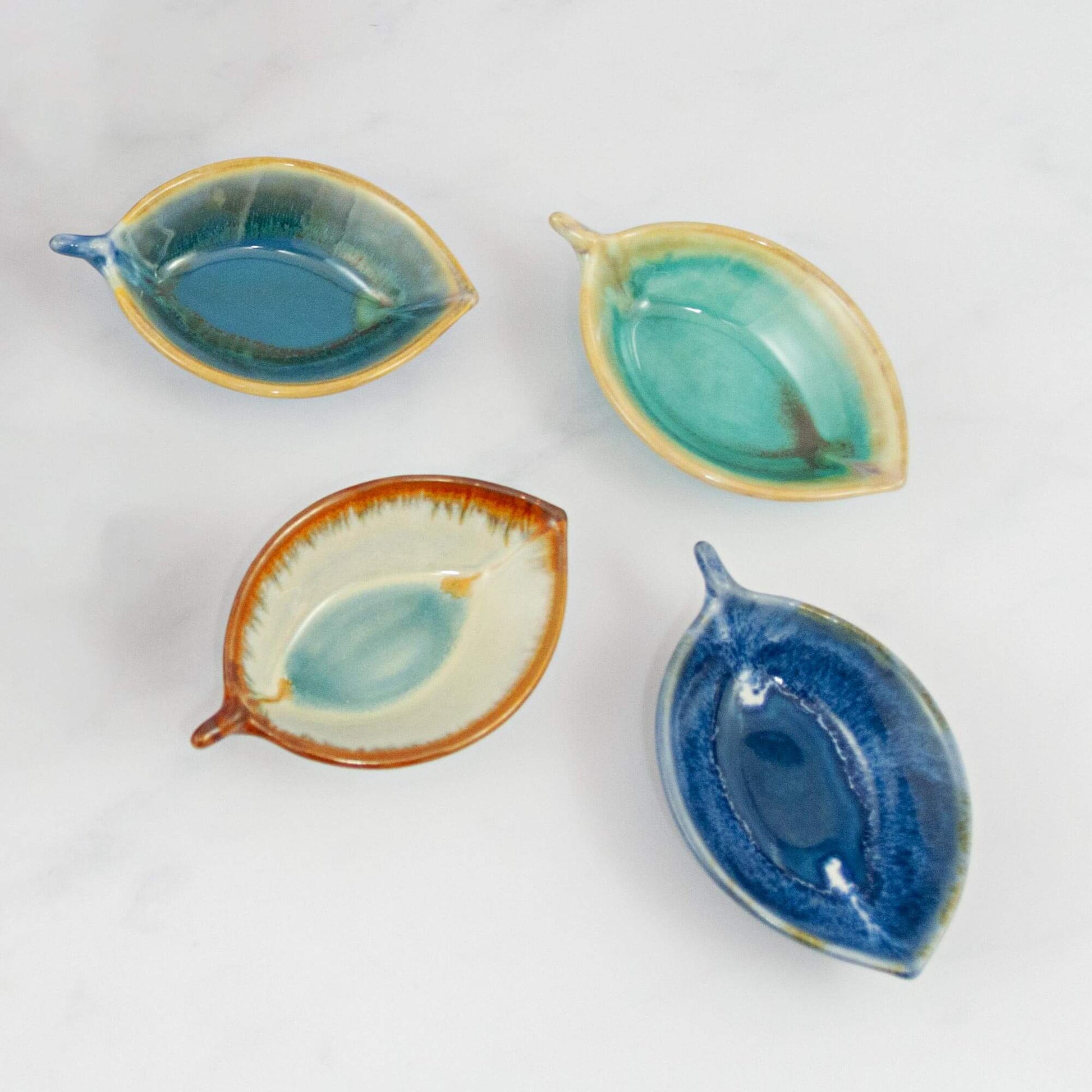 Handmade Pottery Leaf Dish made by Olyssia Designs LLC  in US