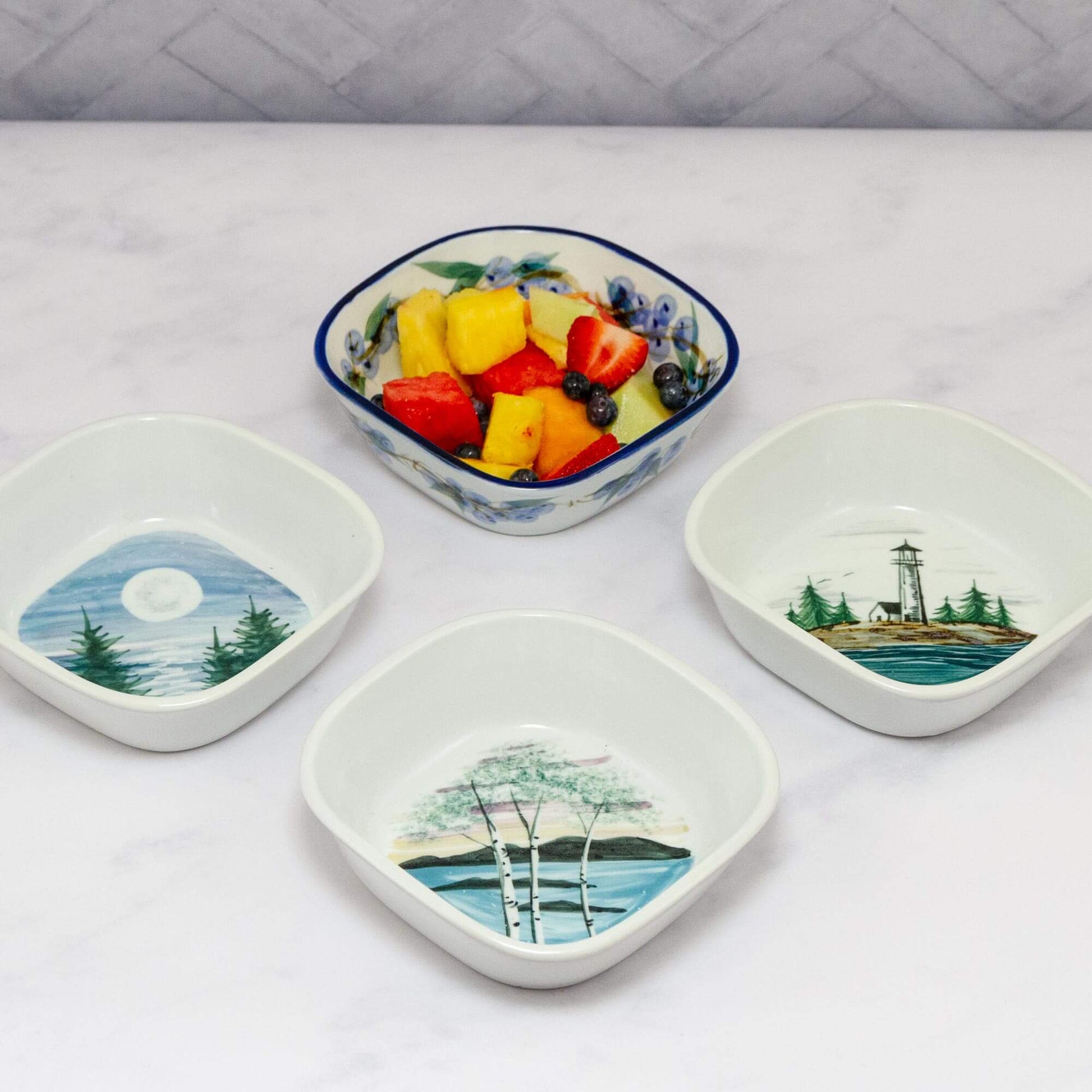 Handmade Pottery Appetizer Bowl made by Olyssia Designs LLC in US