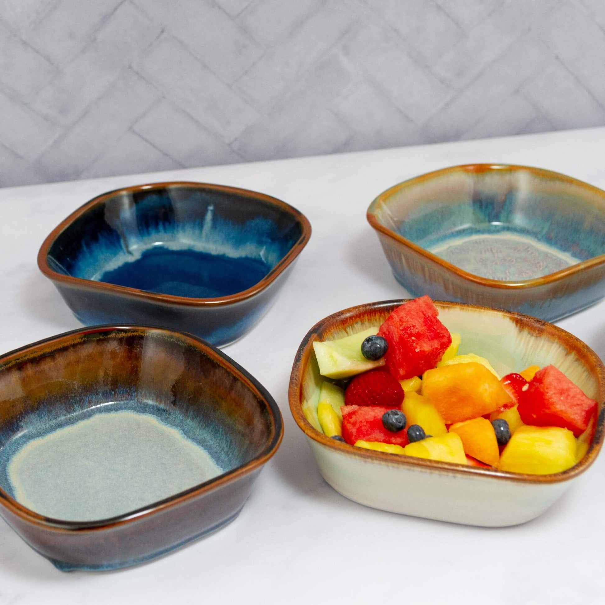Handmade Pottery Appetizer Bowl made by Olyssia Designs LLC in US