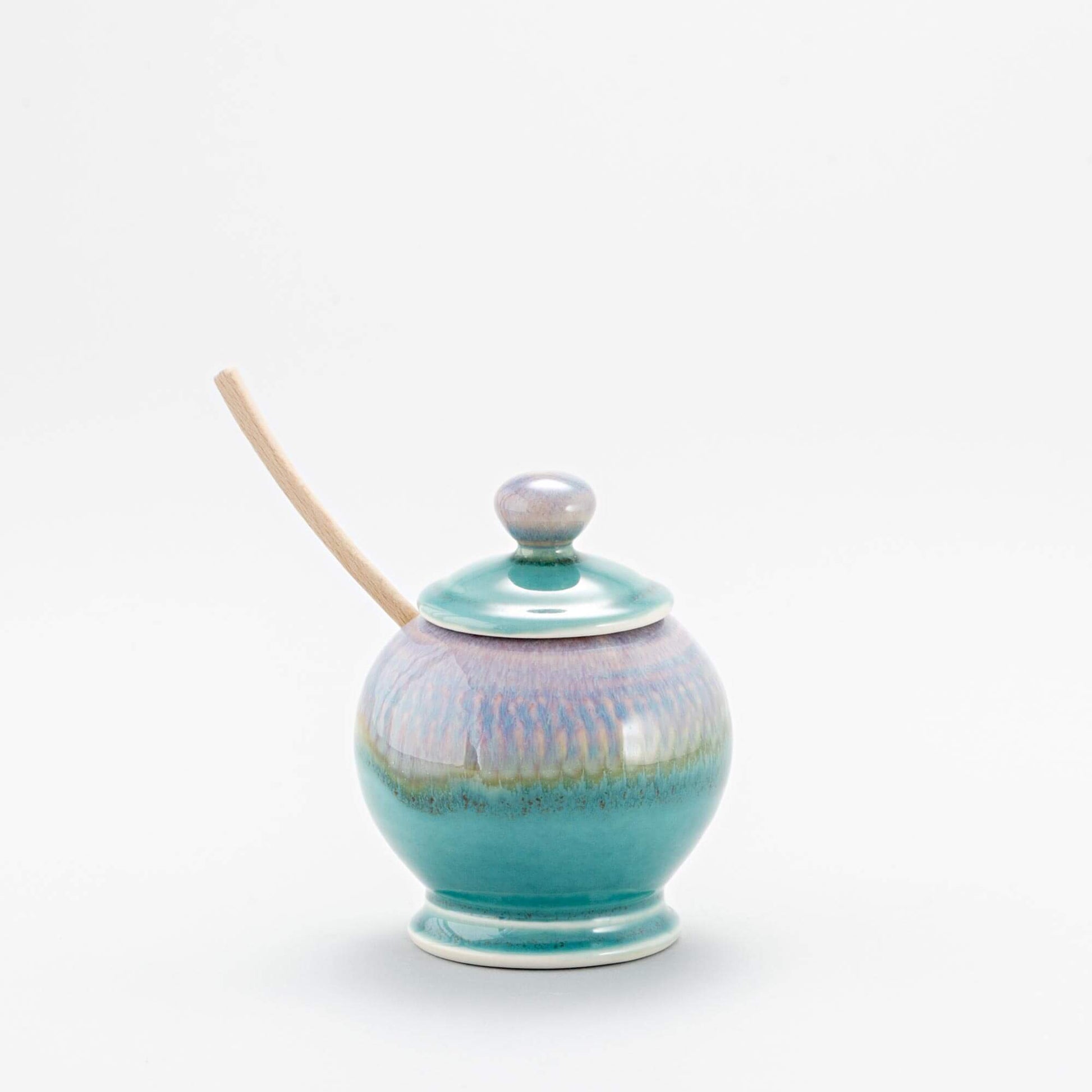 Pottery Sugar Jar handmade by Olyssia Designs LLC  in US 