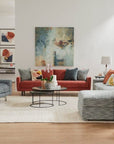 American Leather Carmet High Leg Sofa Collection