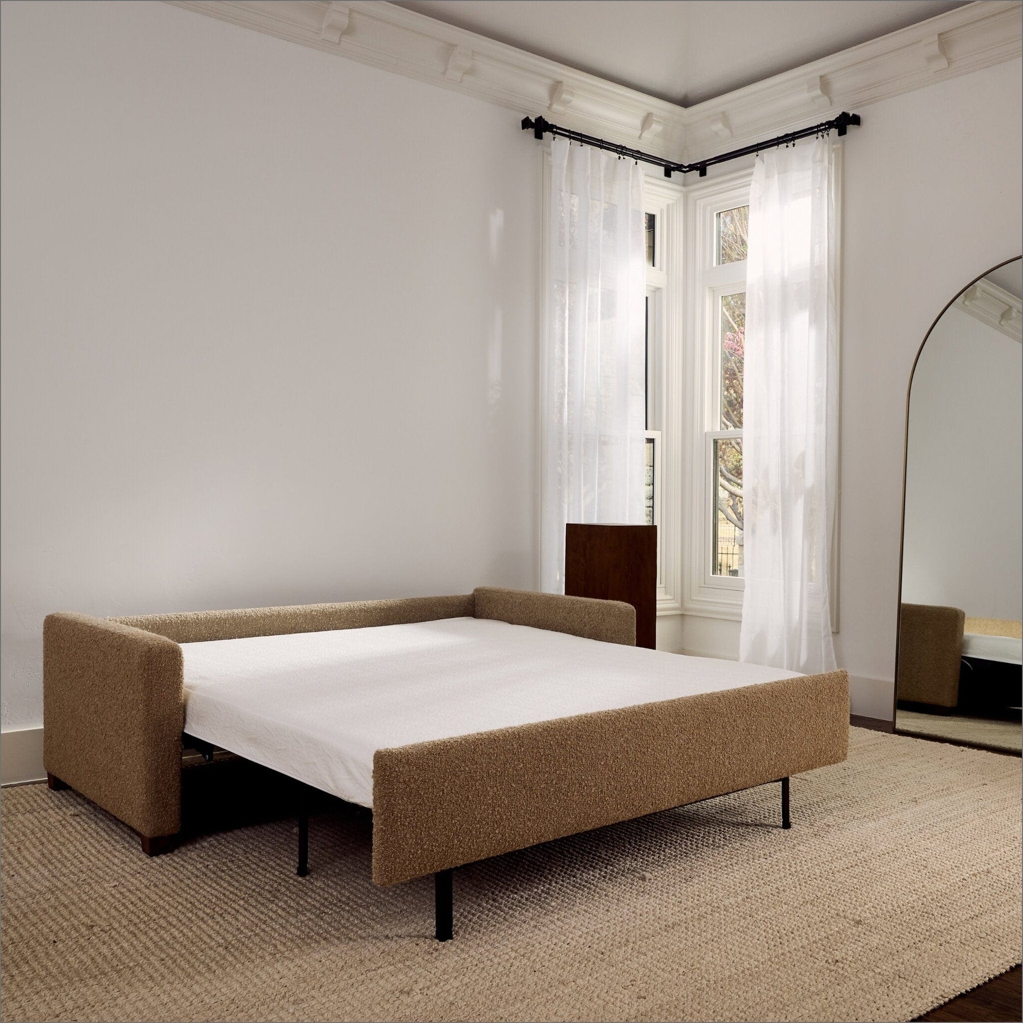 American Leather Palmer Comfort Sleeper Silver