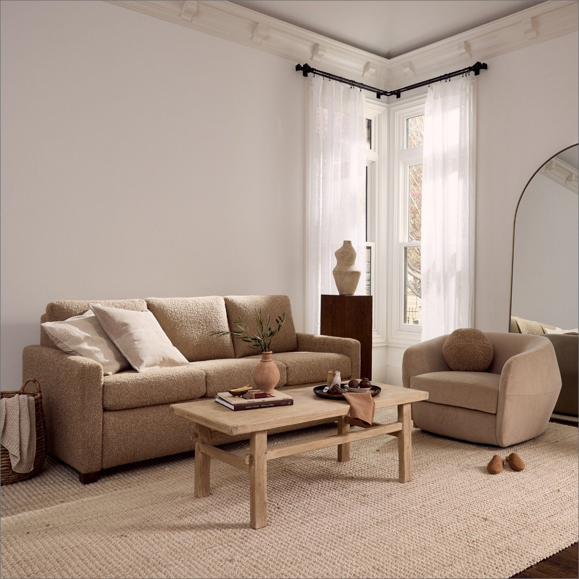 American Leather Palmer Comfort Sleeper Silver