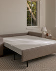 American Leather Porter Comfort Sleeper Silver