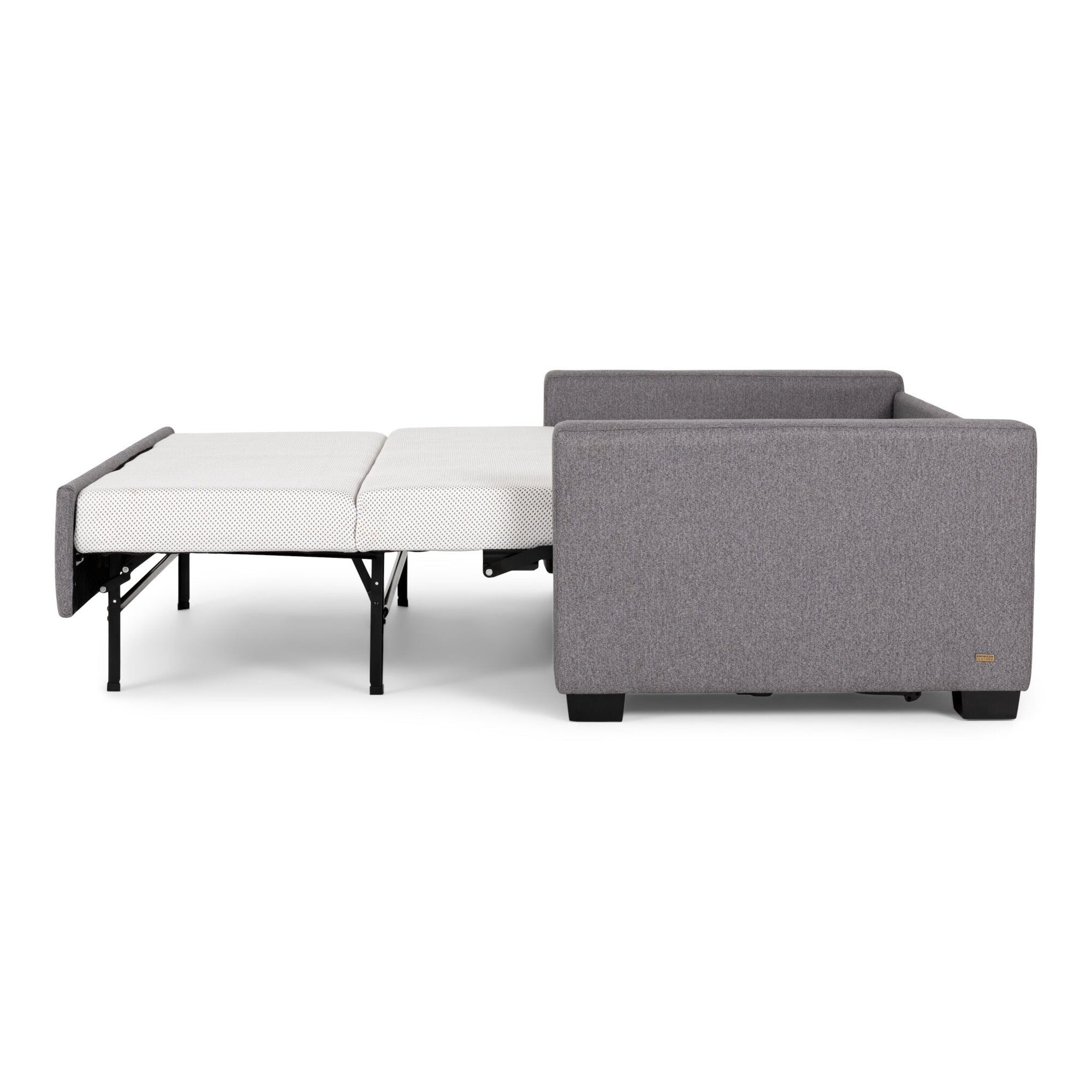 American Leather Porter Comfort Sleeper Silver