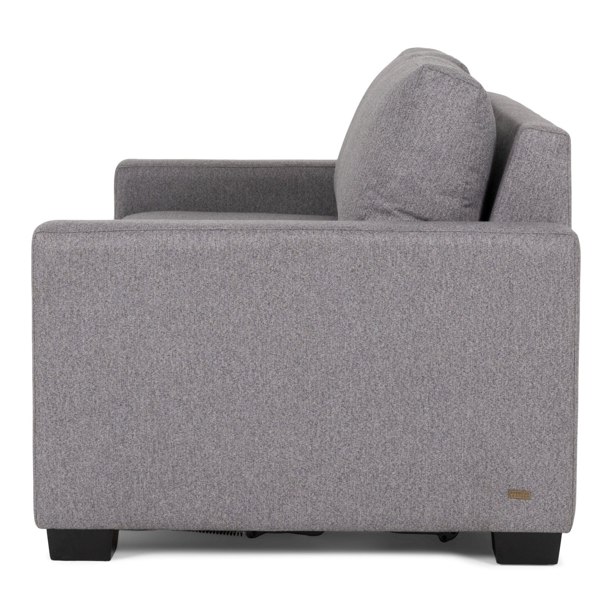 American Leather Porter Comfort Sleeper Silver