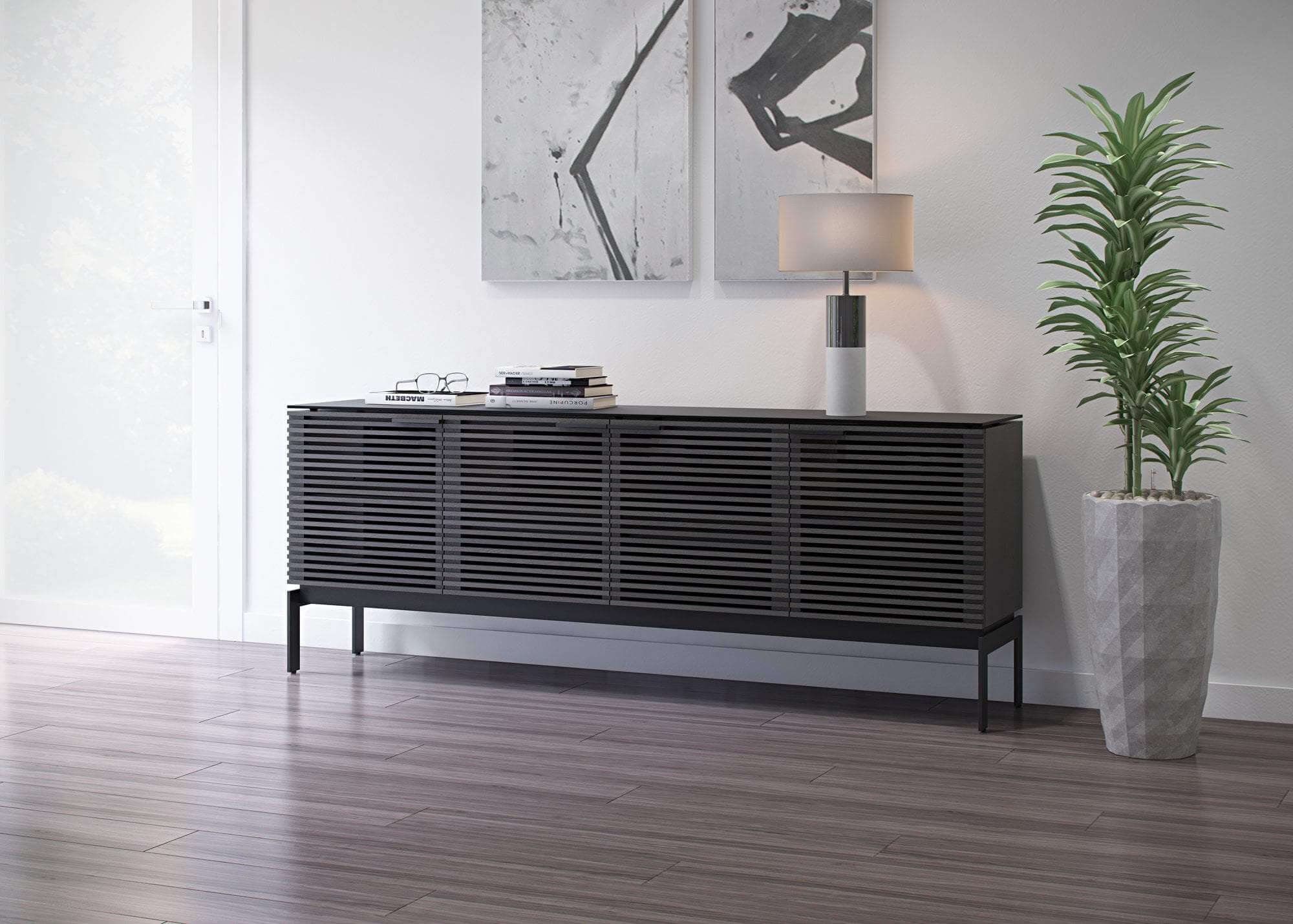 BDI Corridor SV Media Cabinet