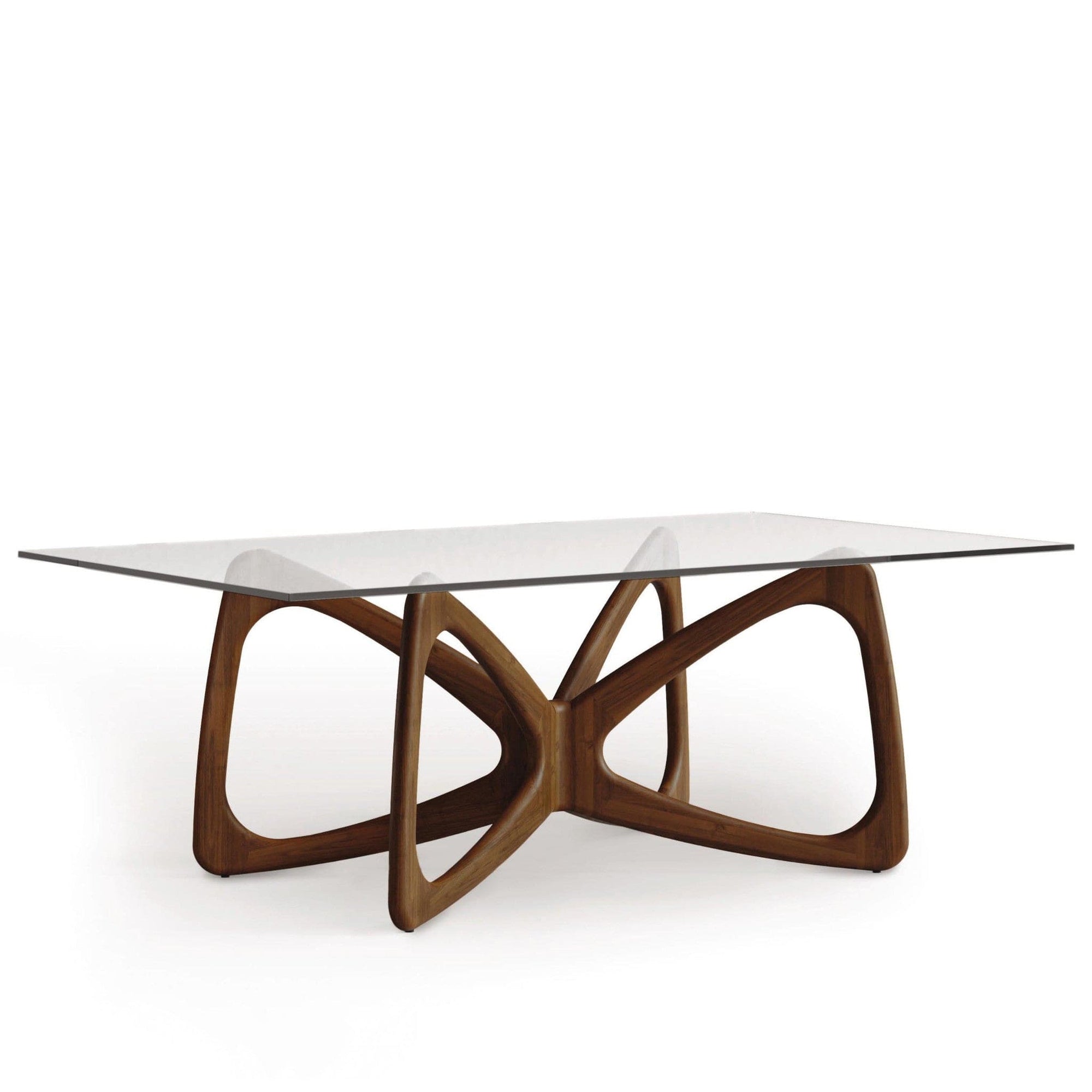 Copeland Butterfly Glass Top Dining Table