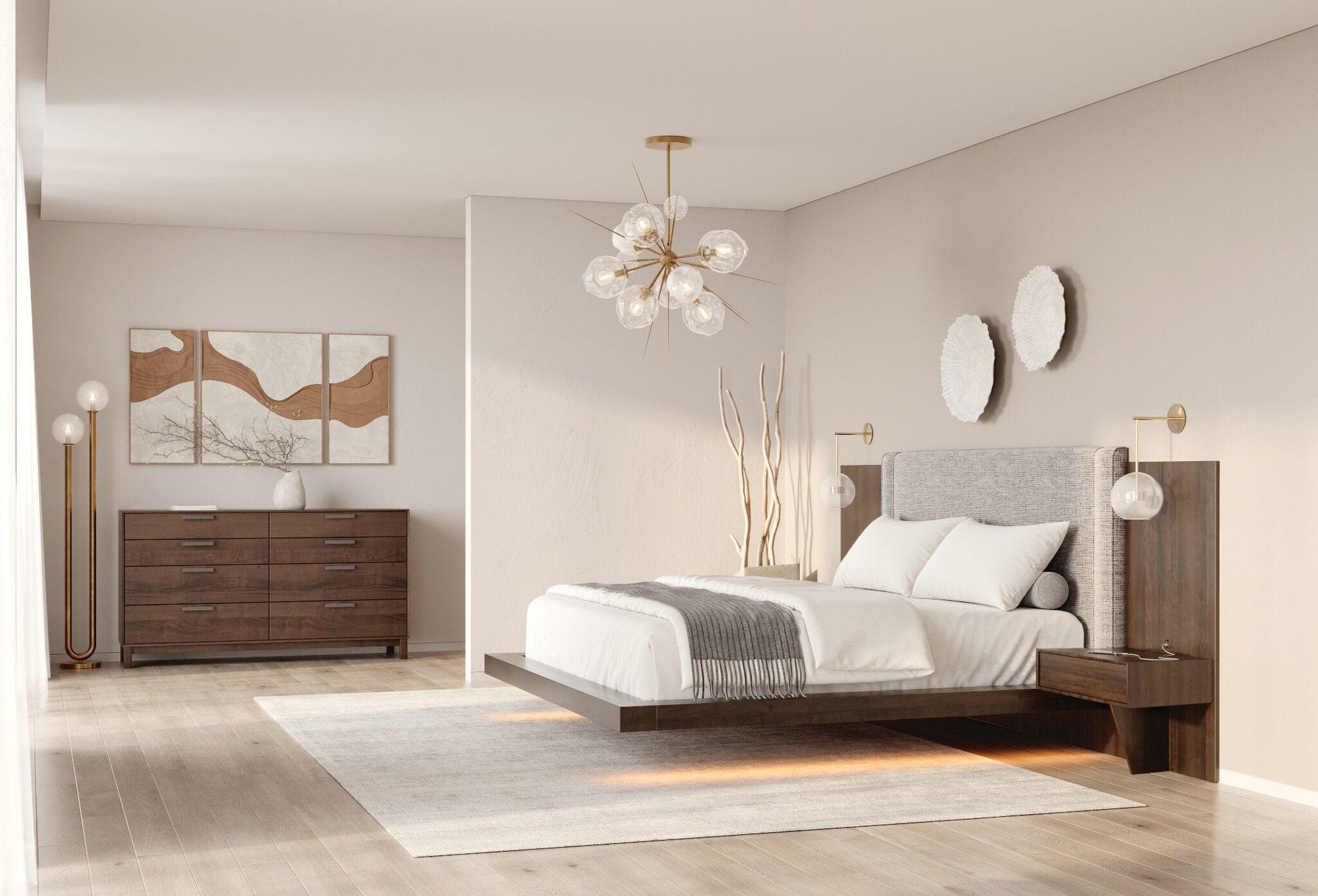 Copeland Savoy Floating Platform Bed