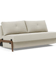 Innovation Cubed Queen Size Sofa Bed With Dark Wood Legs