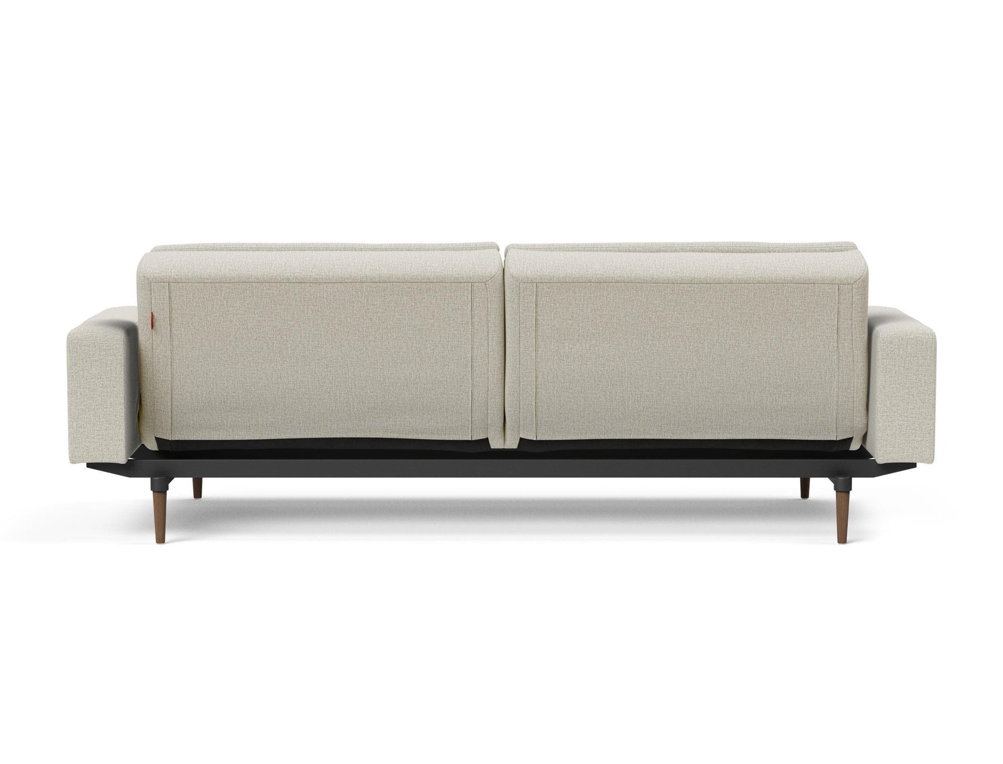 Innovation Dublexo Styletto Sofa Bed Dark Wood With Arms