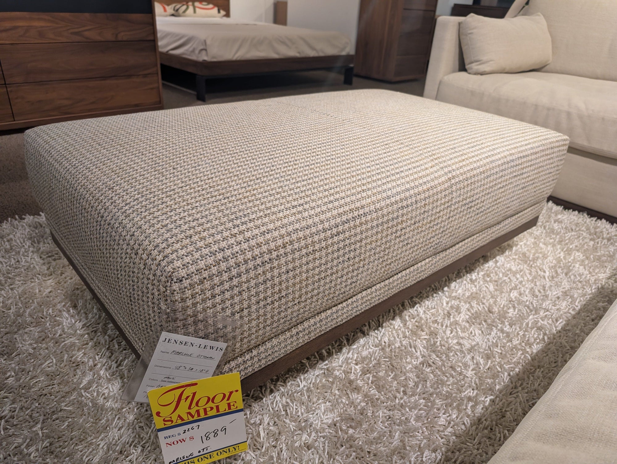 CYMO FURNITURE American Leather Marlowe Ottoman