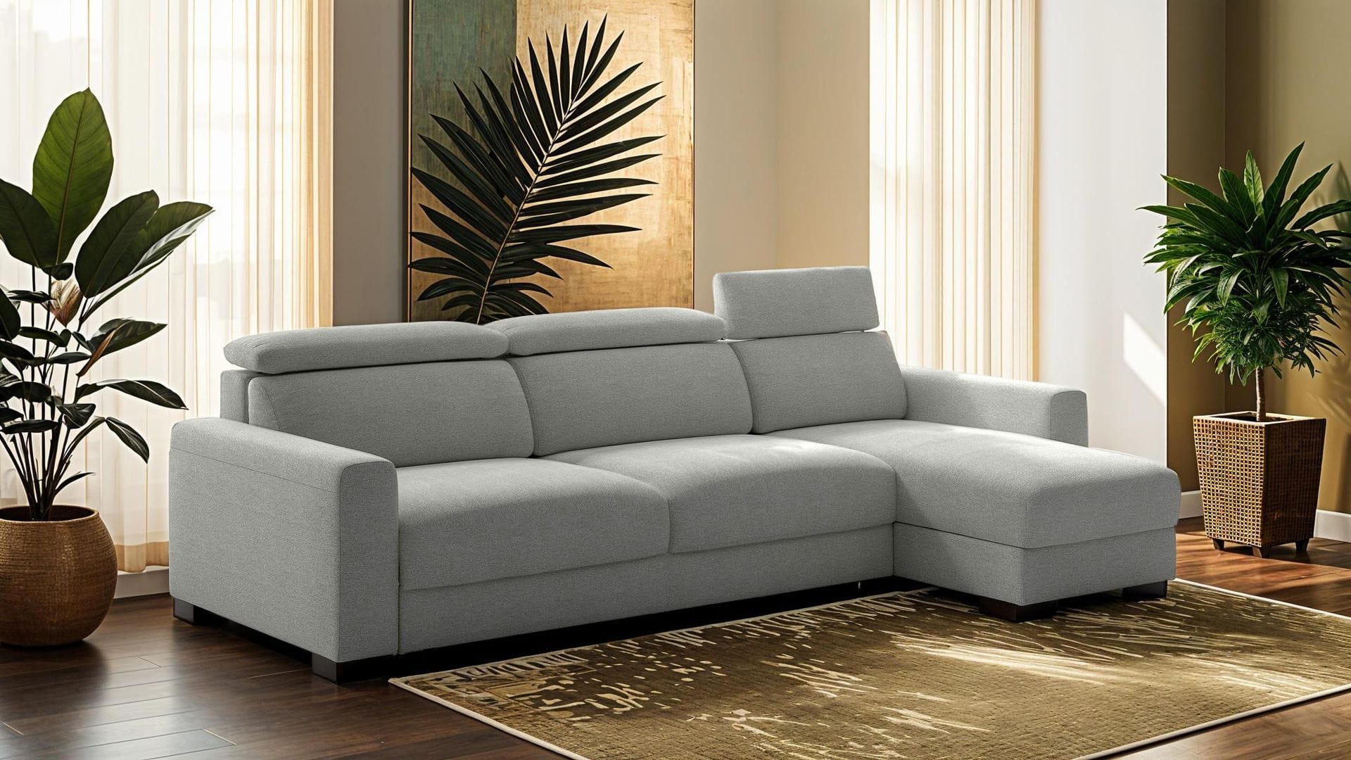 Luonto Elliot King Sectional Sleeper Sofa